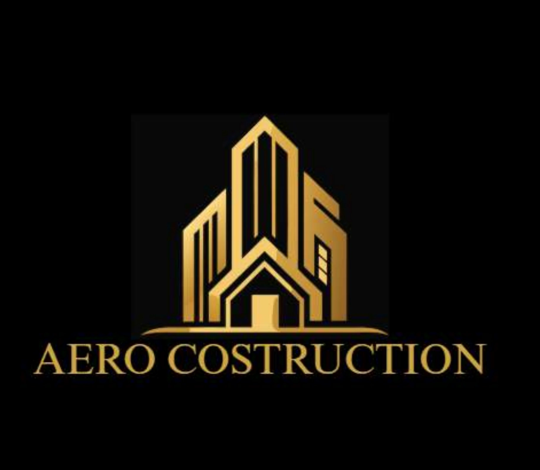 Aero Construction Logo Emblem