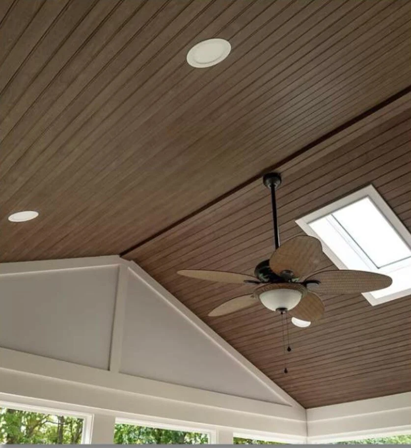 PVC soffit panels real picture